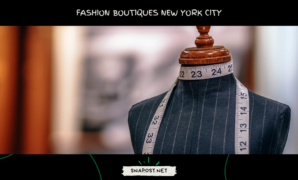 Fashion Boutiques in New York City