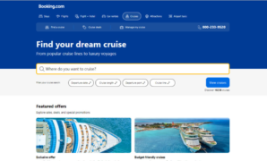 Booking.com adds cruise content in partnership with World Travel Holdings