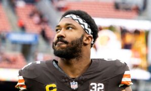 Browns star Myles Garrett rips referees following Browns’ victory: ‘Honestly awful’