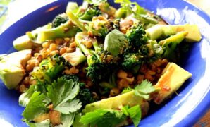 Mung Bean Salad With Broccoli And Avocado