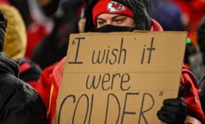 15 fans hospitalized after sitting through freezing Chiefs-Dolphins game