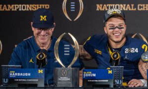 Blake Corum says Jim Harbaugh ‘has the formula’ to win amid NFL rumors: ‘He’s gonna win’