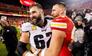 Jason Kelce shares explicit message to Travis Kelce after Chiefs beat Ravens to reach Super Bowl LVIII