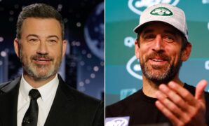 Jimmy Kimmel launches wild attack on Aaron Rodgers after Jeffrey Epstein jab: ‘Hamster-brained man’