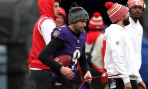 Ravens' Justin Tucker downplays tiff with Chiefs stars before AFC title game, calls it 'gamesmanship'