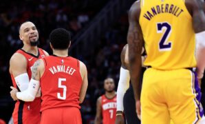 Rockets' Dillon Brooks accused of calling Lakers players 'p----' in heated matchup