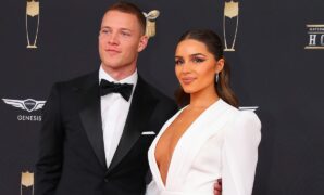 Olivia Culpo surprises Christian McCaffery's mom with Super Bowl suite after concerns over price