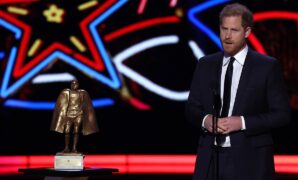 Prince Harry makes surprise appearance at NFL Honors ceremony with no mention of King Charles