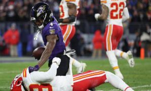 Ravens' Zay Flowers fined for taunt that started his nightmare drive