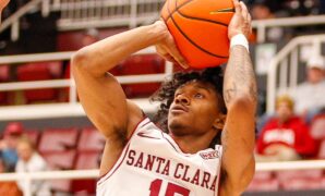 Santa Clara's Jalen Benjamin ejected after striking Saint Mary's player in stomach