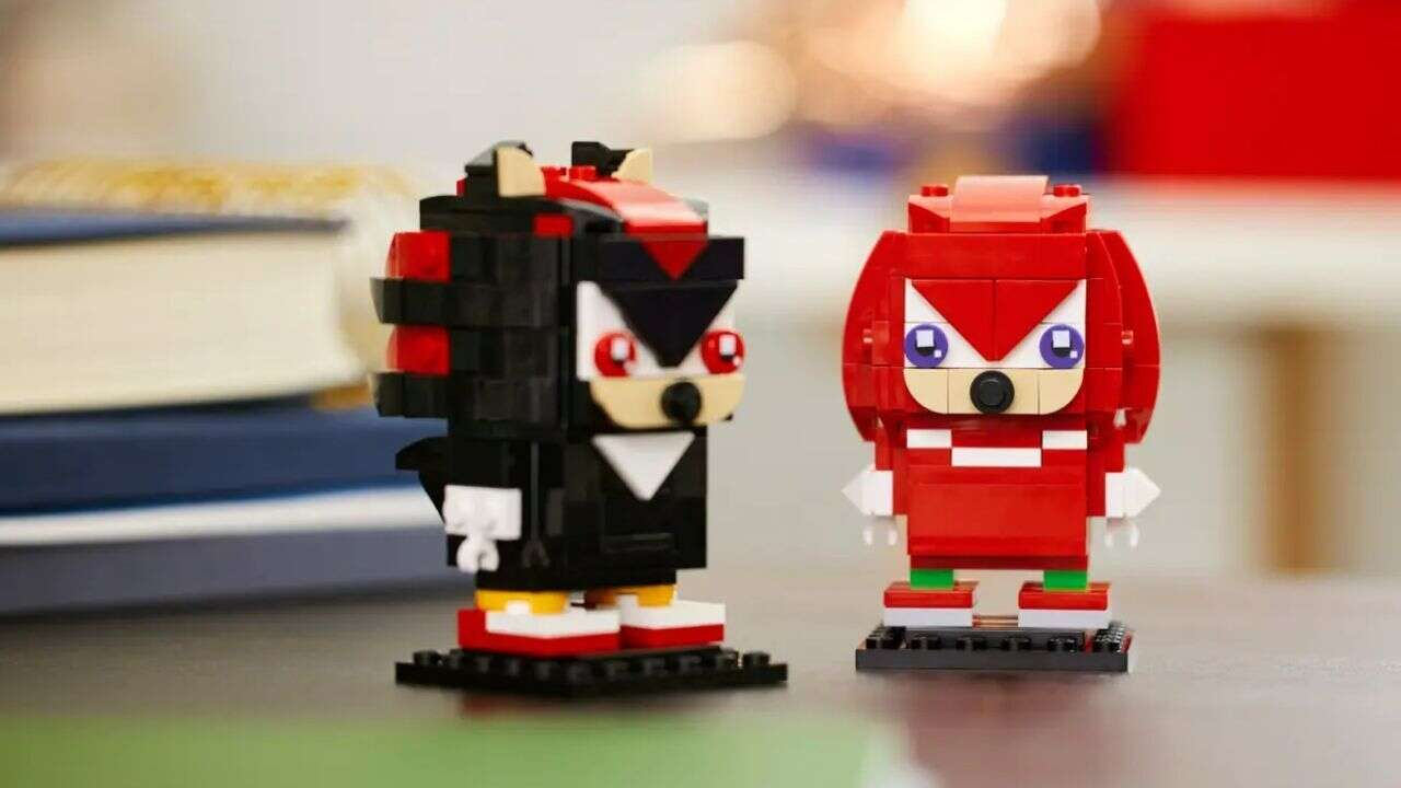 The Adorable Shadow And Knuckles Lego BrickHeadz Set Is Now Available