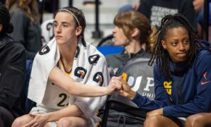 Caitlin Clark's teammate Kelsey Mitchell talks handling increased popularity