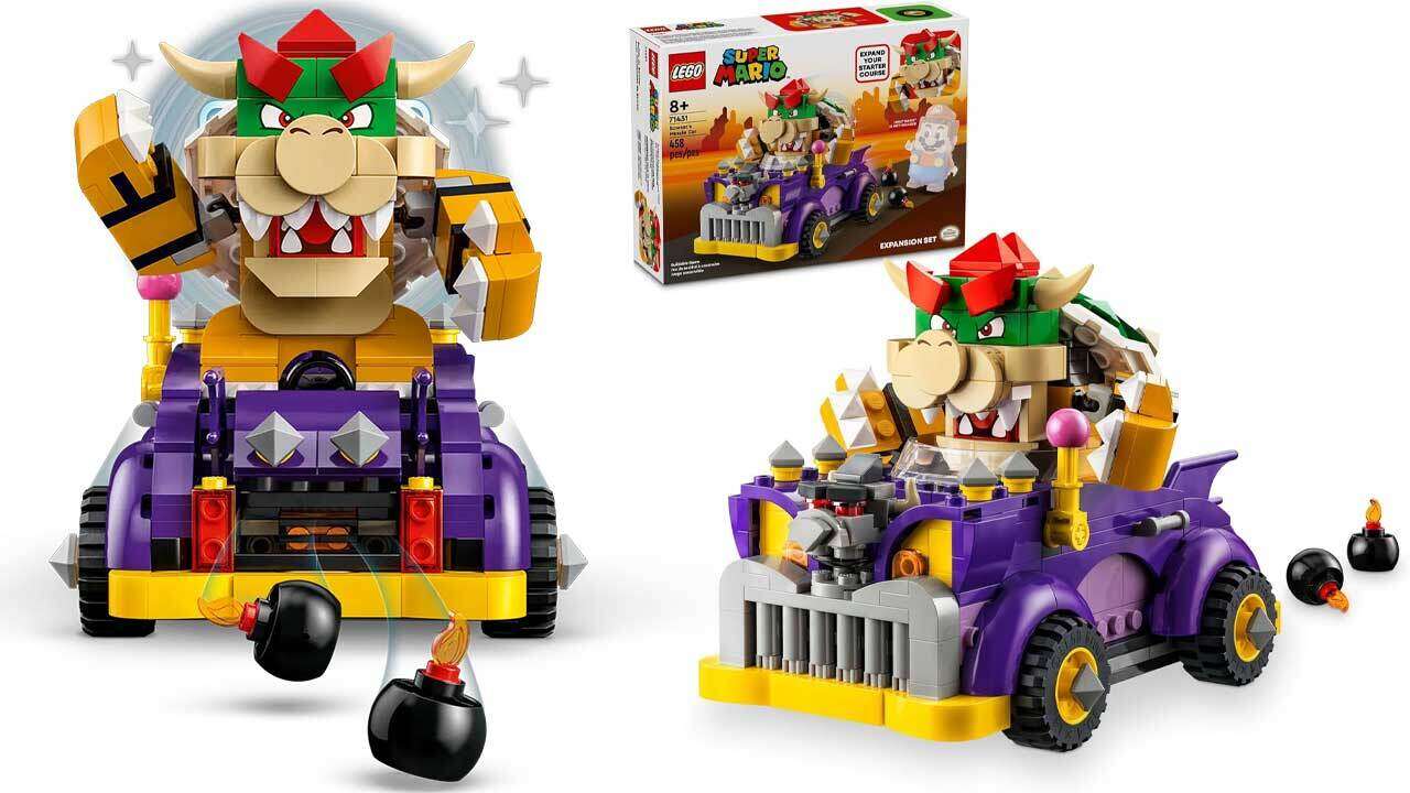 Lego Super Mario Bowser's Muscle Car Set Gets Rare Discount At Amazon