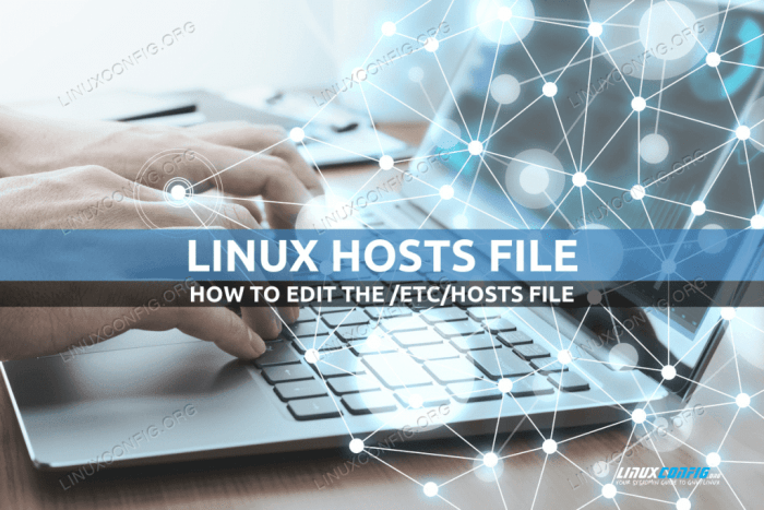 Get know linux hosts file