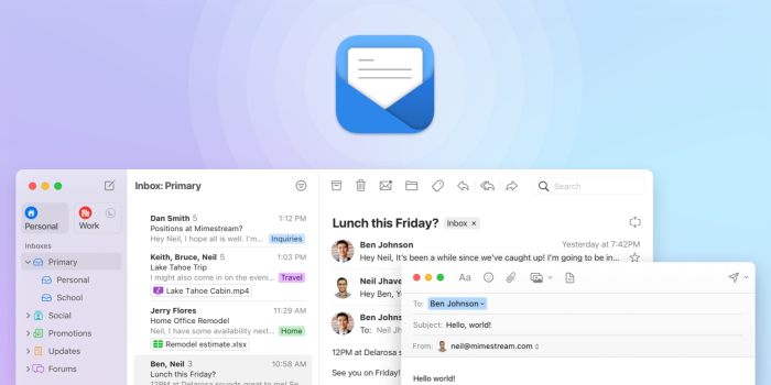 Mimestream my favorite mac email app is getting an ios version