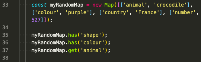 Javascript map set tutorial