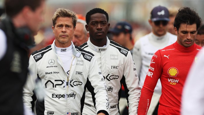 Apples brad pitt x lewis hamilton film about f1 is called f1