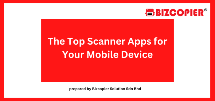 Top 5 scanner apps phone