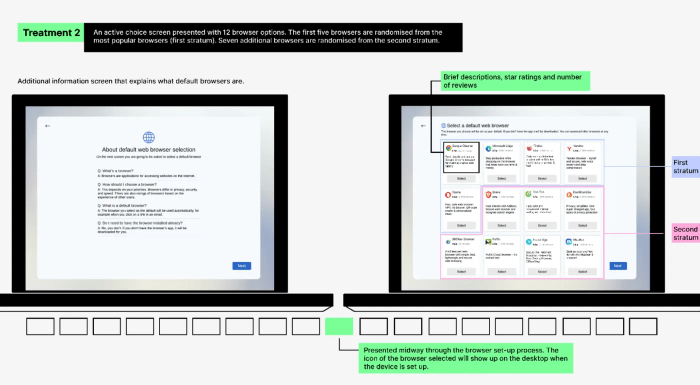 Ios 174s new browser choice screen explained apple displays randomized list of 11 most downloaded safari alternatives