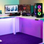 The worlds best gaming desk now comes in a stunning white color mac users will love