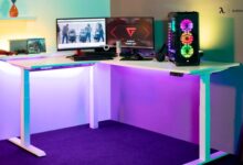 The worlds best gaming desk now comes in a stunning white color mac users will love