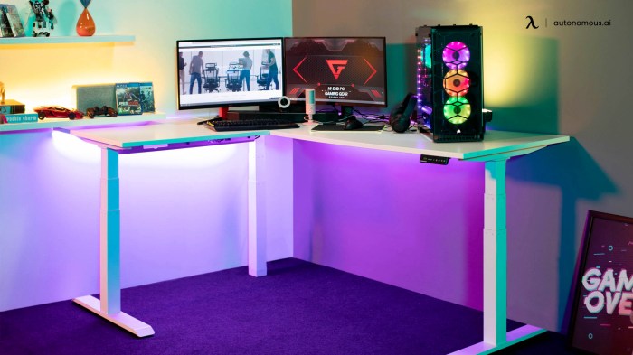 The worlds best gaming desk now comes in a stunning white color mac users will love