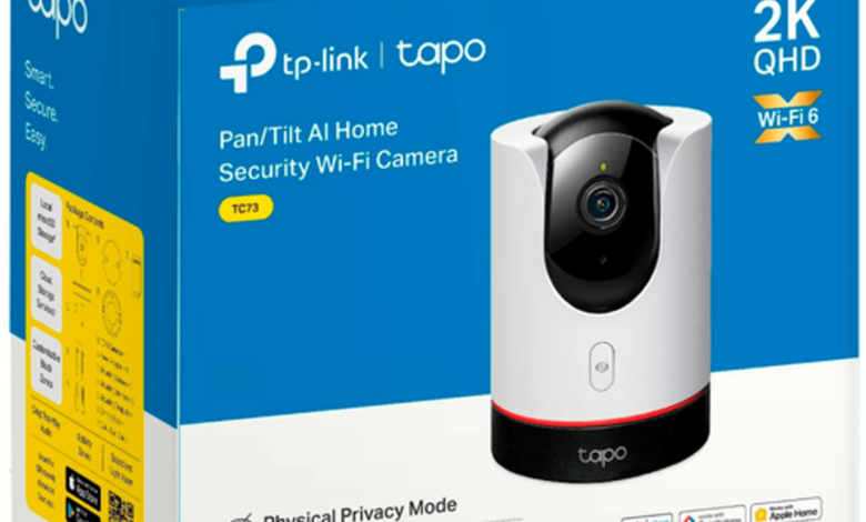 Tapo tc73 pantilt ai camera is a vision of perfection