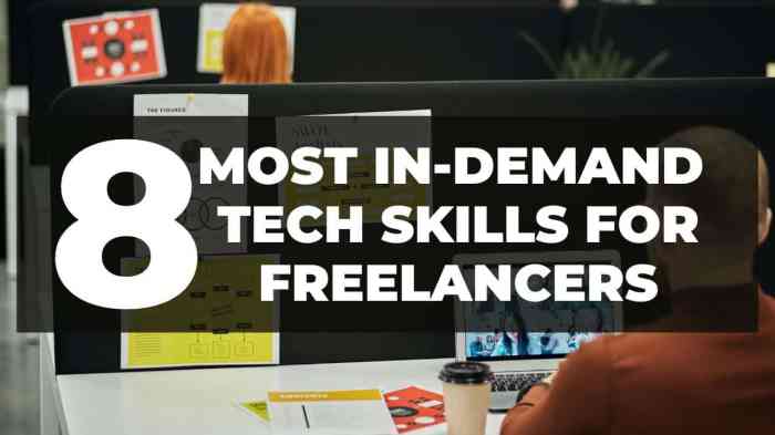 Most in demand tech skills freelancers