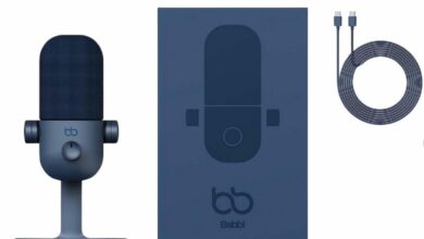 Babbl usb c plug play microphone