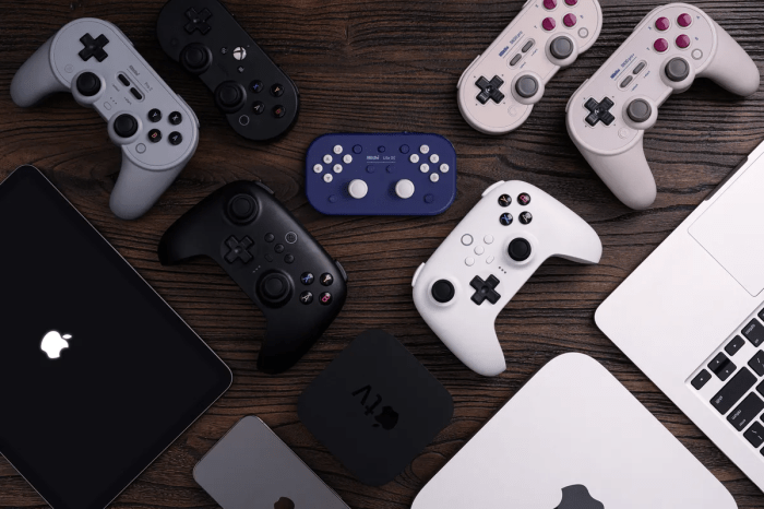 Some of our favorite 8bitdo ios game controllers just added support for apple vision pro