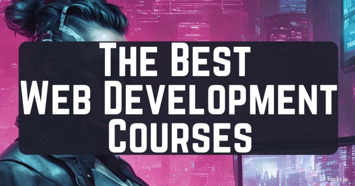 Best web development courses