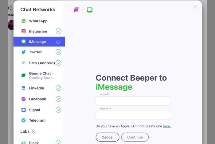 Imessage on android app beeper is back with a new owner but its given up on fighting apple for now