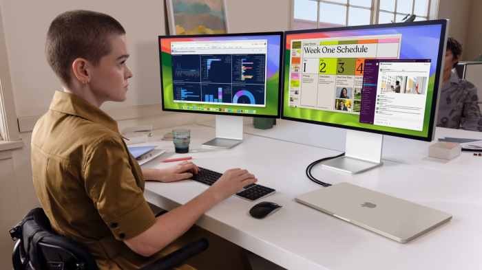 The m3 macbook air supports dual external monitors but only with its lid closed