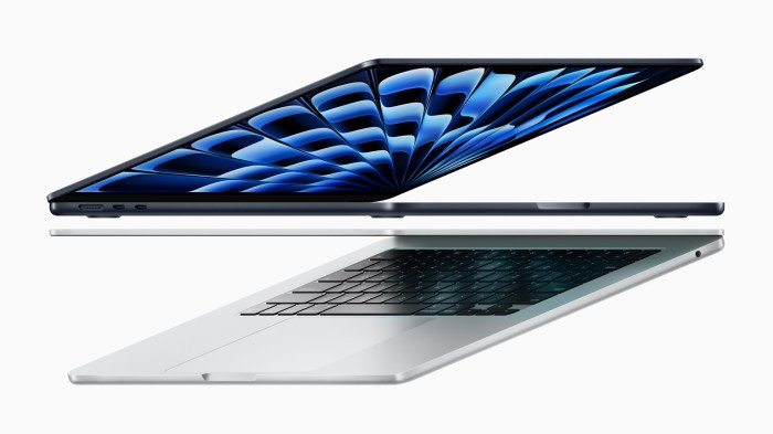 The m3 macbook air supports dual external monitors but only with its lid closed