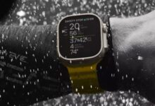 An apple watch ultra helped save a swimmers life after they became stranded in rough seas