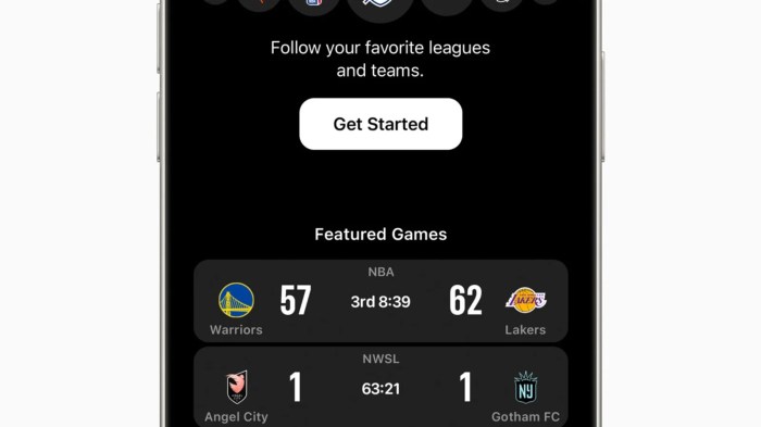 Apple sports app promised star potential but im benching it immediately