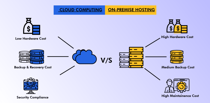 On premise vs cloud security