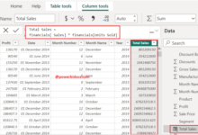 Microsoft power bi calculated column