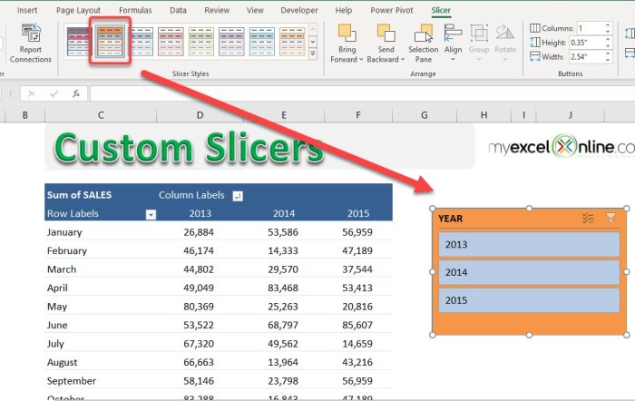 Convert microsoft excel slicer series buttons pivotchart