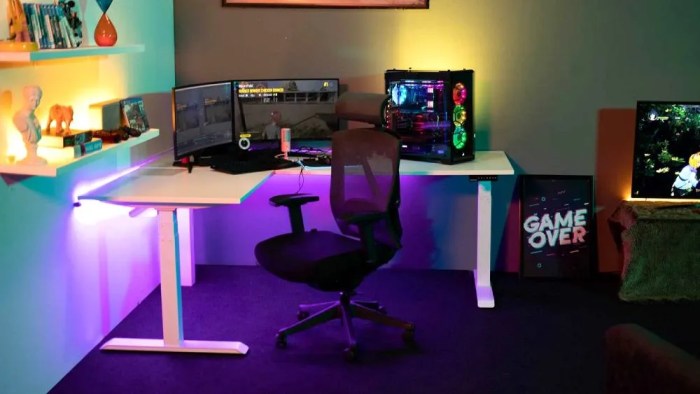 The worlds best gaming desk now comes in a stunning white color mac users will love