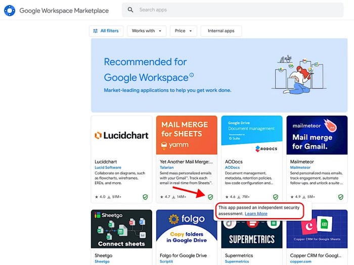 Google workspace marketplace choosing best apps