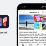 The iphone journal app is good but vision pro could make it great