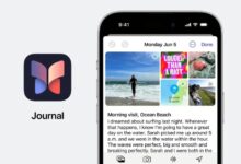 The iphone journal app is good but vision pro could make it great