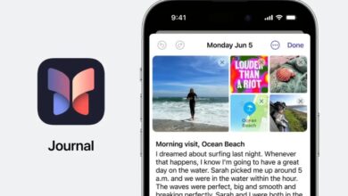 The iphone journal app is good but vision pro could make it great