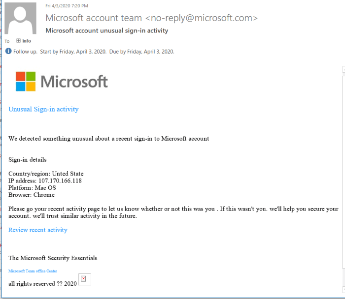 Microsoft news business email compromise attacks phishing