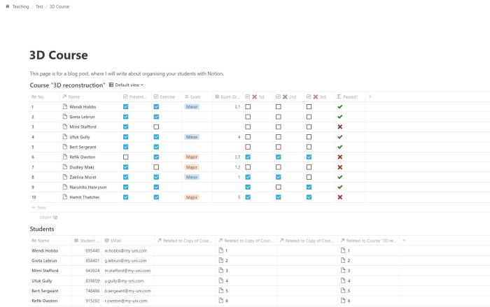 How lock databases notion