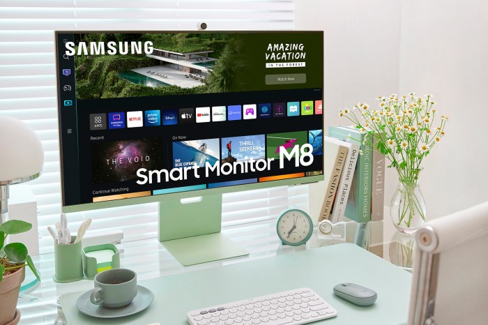 Samsungs imac like 32 inch smart monitor is getting a refresh with 4k resolution usb c connectivity and airplay the ultimate mac companion for under dollar1000