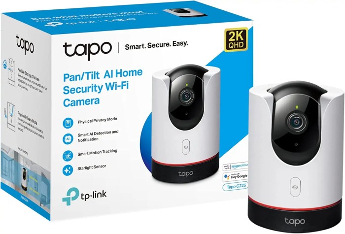 Tapo tc73 pantilt ai camera is a vision of perfection