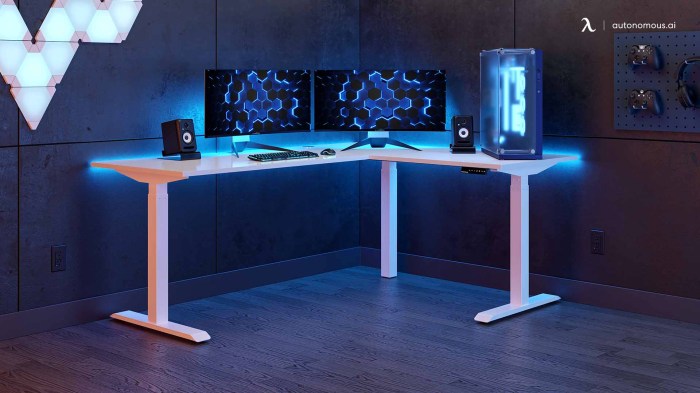 The worlds best gaming desk now comes in a stunning white color mac users will love