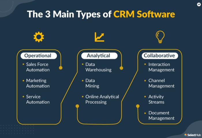 Types of crm software